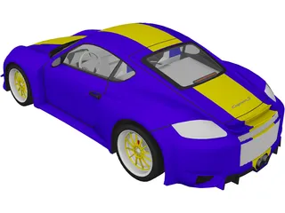 Porsche Cayman S (2006) [Tuned] 3D Model