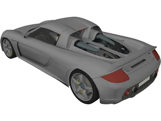 Porsche Carrera GT (2003) 3D Model
