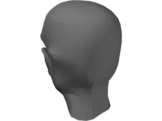 Head Male 3D Model