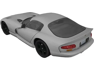 Dodge Viper GTS (1998) 3D Model