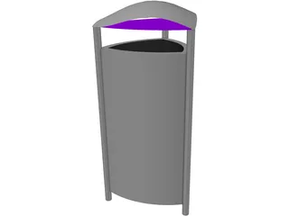 Trash Can 3D Model