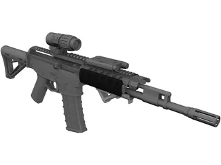 Magpul Masada 3D Model