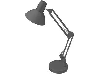Helix Articulating Desk Lamp 3D Model