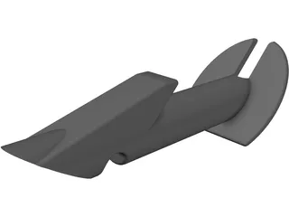 Glaucoma Implant 3D Model