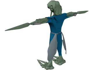 Alien Valanubae 3D Model