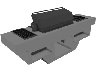 Barbacoa Viking 3D Model