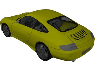 Porsche 911 Carrera 4S (2002) 3D Model