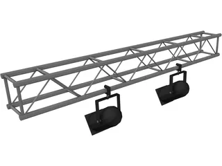 Stage Lights 3D Model