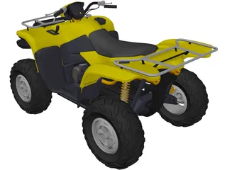 Suzuki Quad Cycle 3D Model