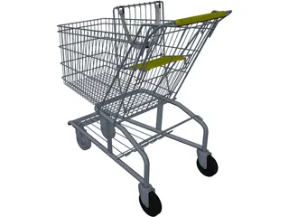 Shopping Cart 3D Model