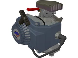 Modellsport Solo Engine 3D Model