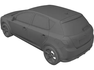 Kia Ceed (2010) 3D Model