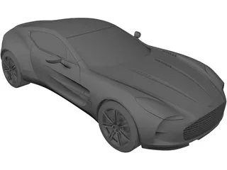Aston Martin One-77 3D Model
