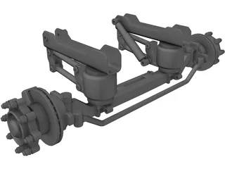 Suspension Front Truck 3D Model