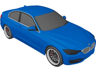 BMW 335i Coupe [F30] (2012) 3D Model