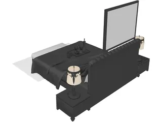 Bed 3D Model