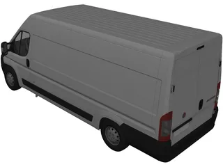 Fiat Ducato Courier 3D Model