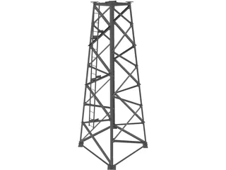 Tower Structure 3D Model