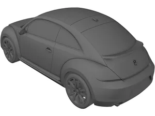 Volkswagen Beetle 2.0 TSi 3D Model