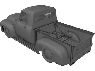 Ford F-100 (1955) 3D Model