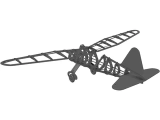 Westland Lysander 3D Model