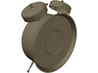 Big Bell Alarm Clock 3D Model