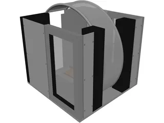 Stand SPA Folding Portable 3D Model