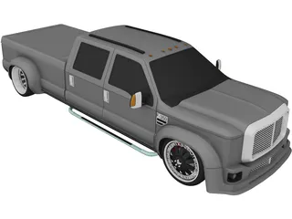 Ford F-350 Truck [Tuned] 3D Model