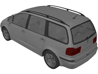 Seat Alhambra 3D Model