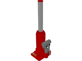 Hydraulic Jack 3D Model