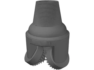 Tricone Drill 3D Model