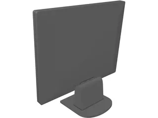 TFT Monitor 3D Model
