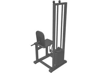 Leg Extension Equipment 3D Model