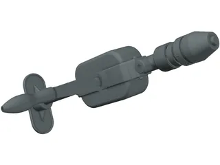 Hand Drill 3D Model