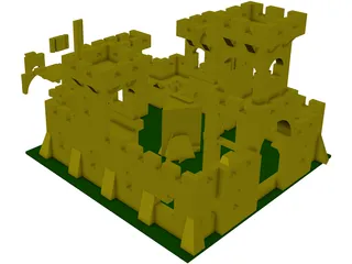 Lego Castle 3D Model