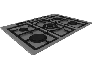Siemens Gas Stove 3D Model