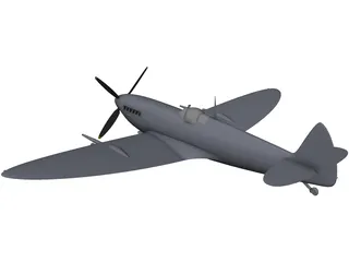 Spitfire 3D Model