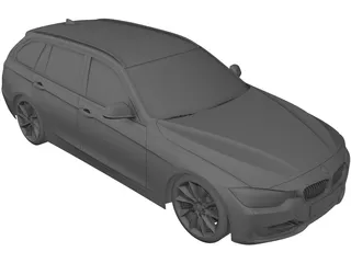 BMW 3-Series Touring [F31] (2013) 3D Model