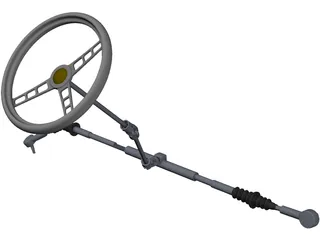 Steering Assembly 3D Model