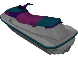 Jet Ski Suzuki 3D Model