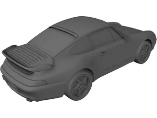 Porsche 911 Turbo (1995) 3D Model