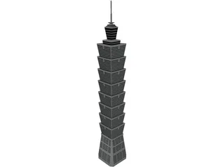 Tower Taipei 3D Model