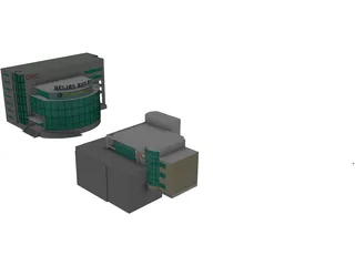 Helios Building Global CyberSoft 3D Model