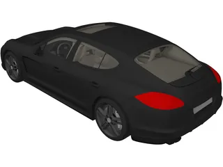 Porsche Panamera (2010) 3D Model