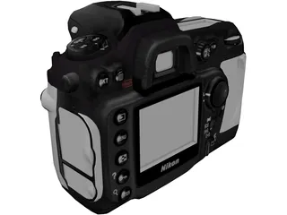 Nikon D200 3D Model