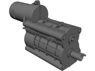 Tamiya Gear Box 3D Model