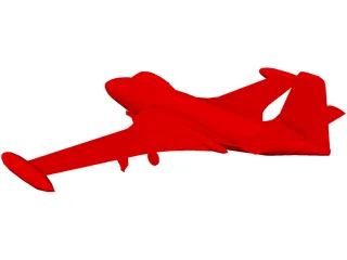 F2H-2 Banshee 3D Model