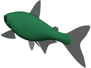 Neon Tetra 3D Model