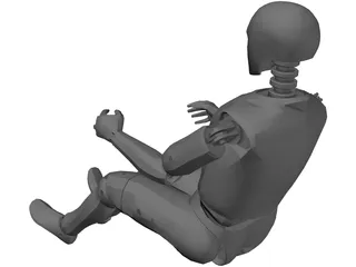 Crash Test Dummy 3D Model