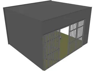 Jail Cell 3D Model
